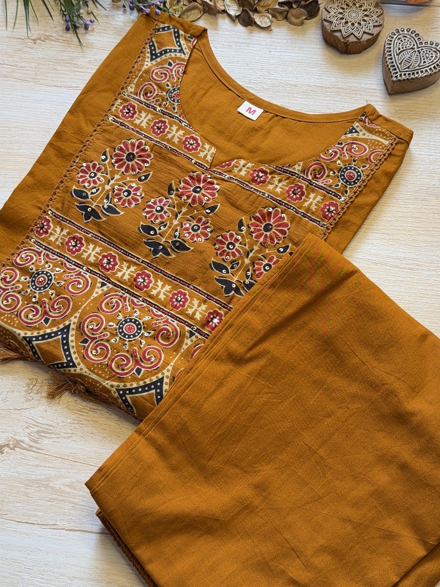 Aarohi Mustard Suit Set