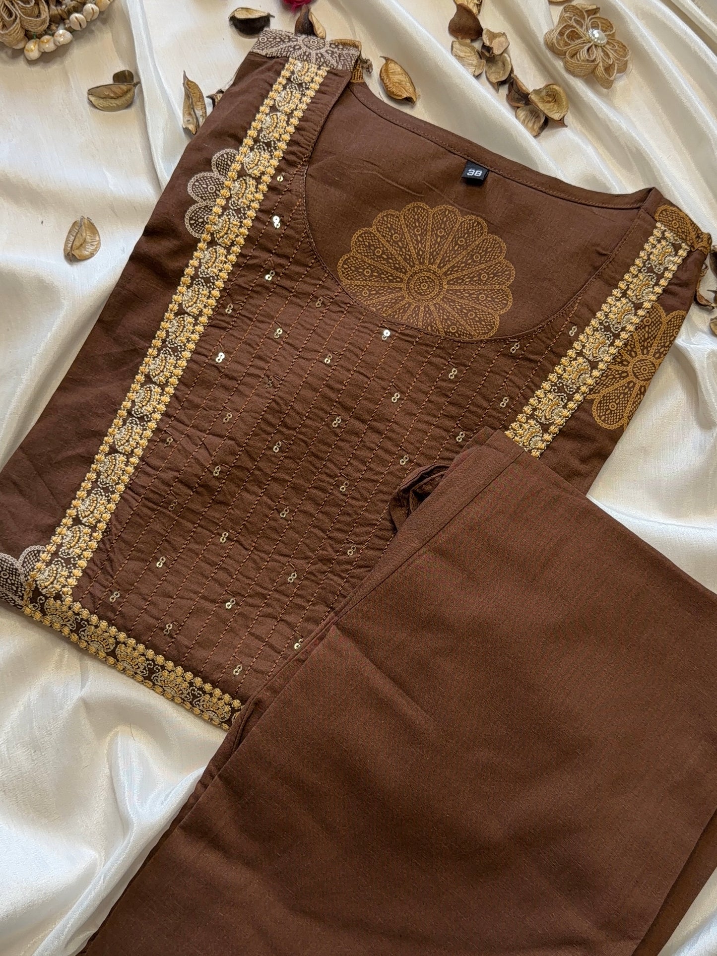 Royal Coffee Suit Set