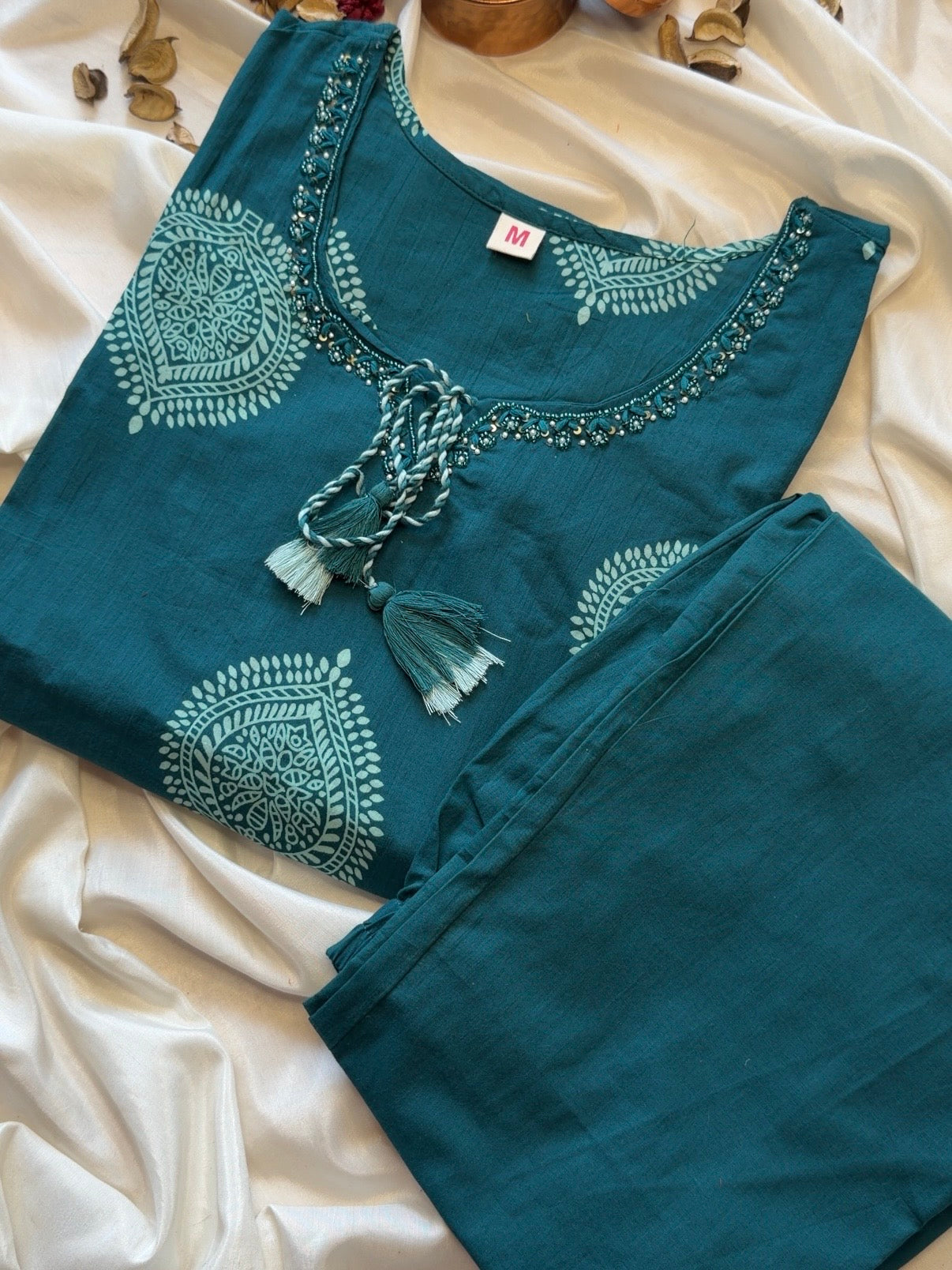 Meher Teal Suit Set