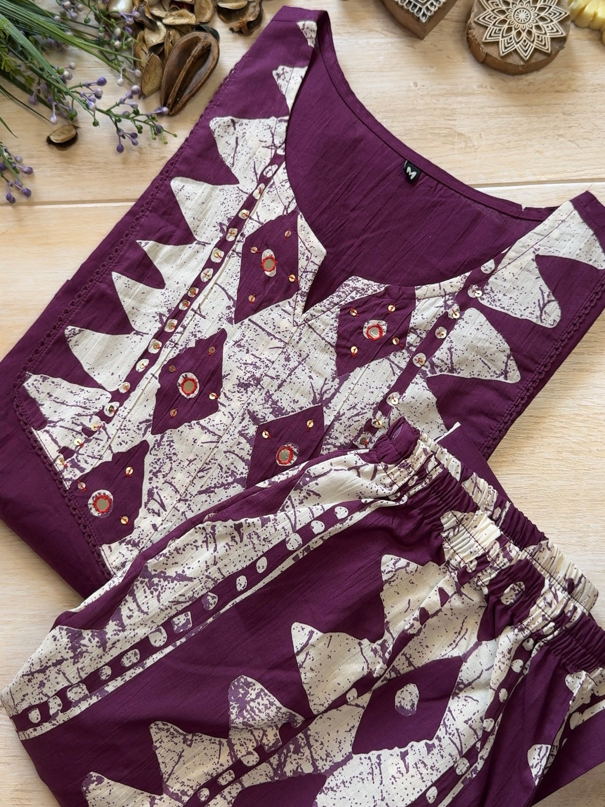 Purple Snow Suit Set