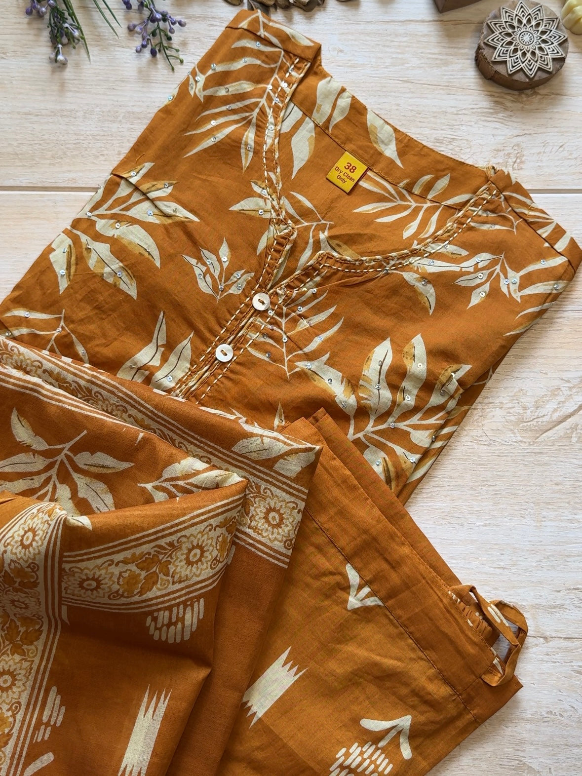Caramel Suit Set