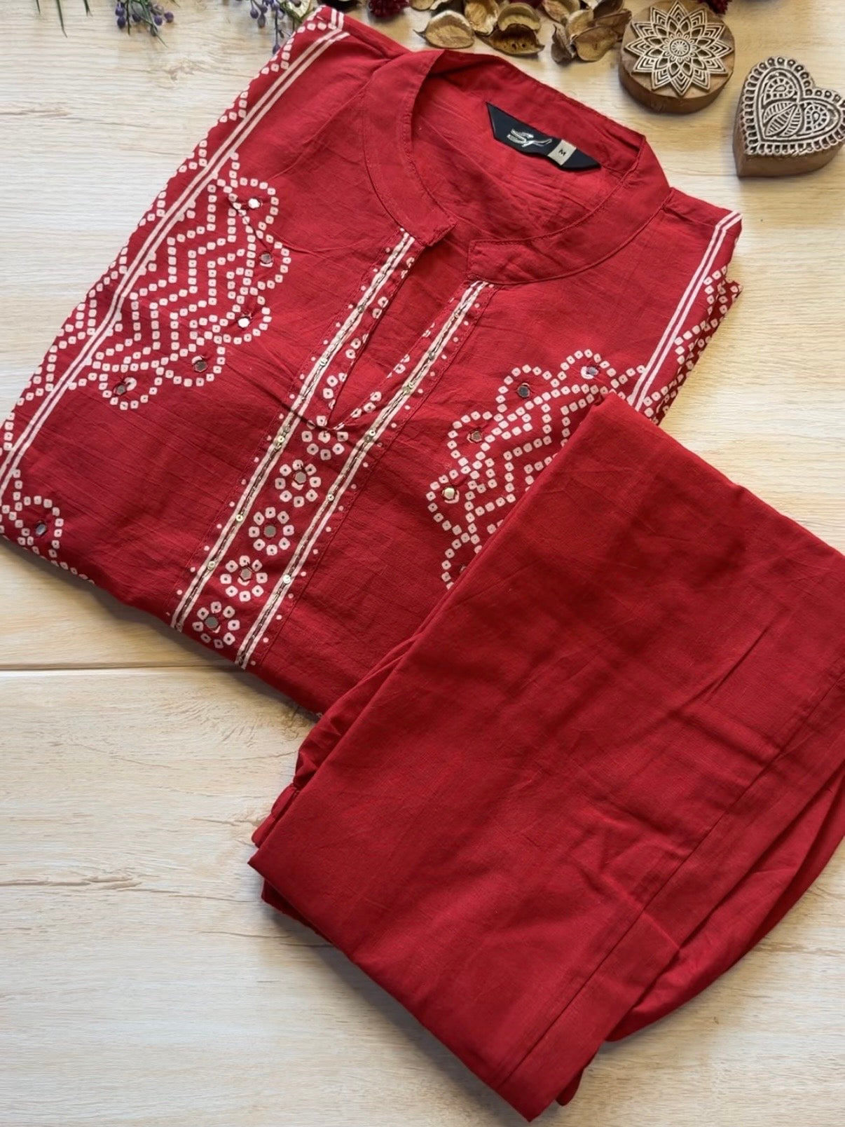 Rangriti Red Suit Set