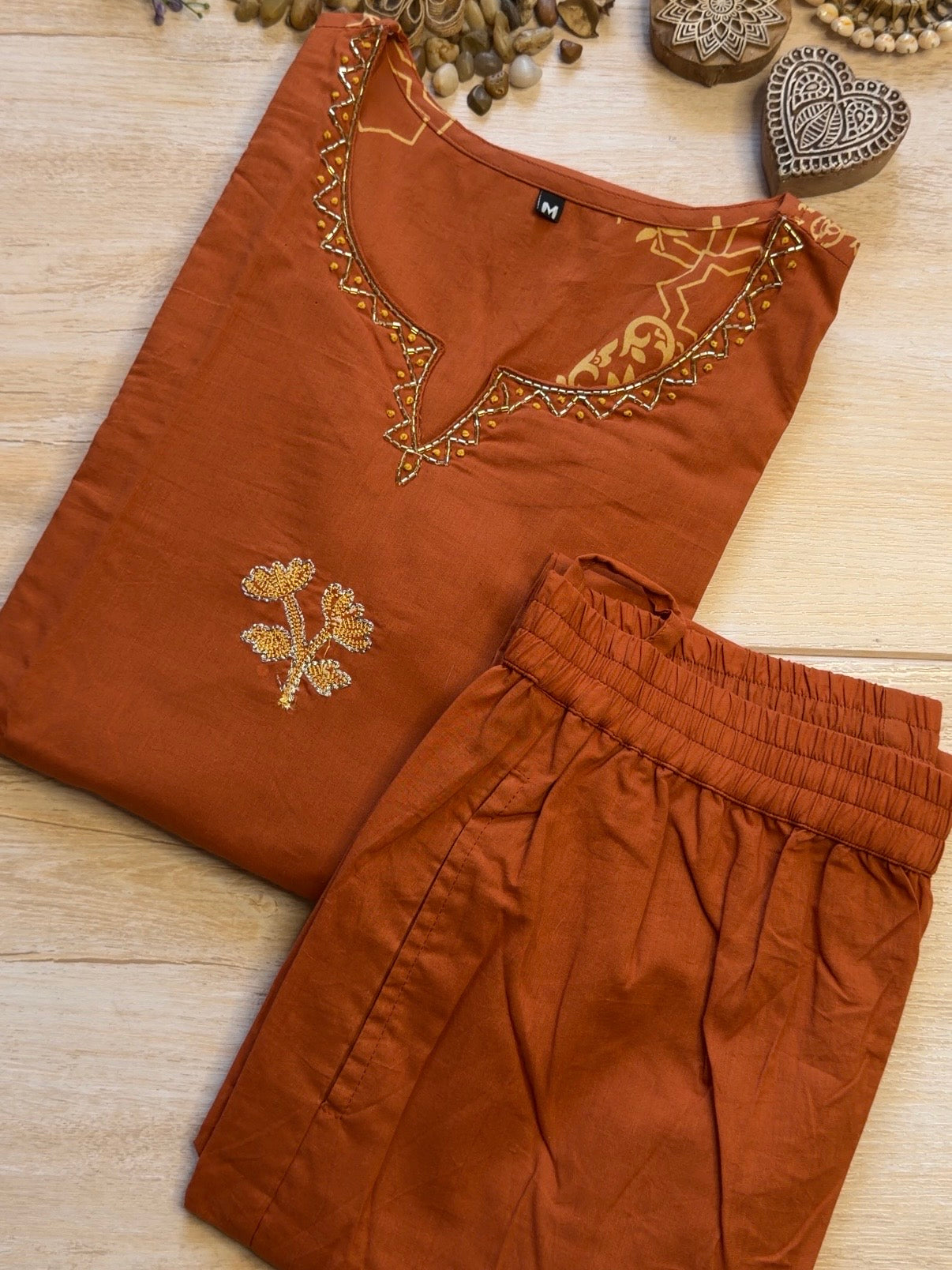 Apricot Suit Set