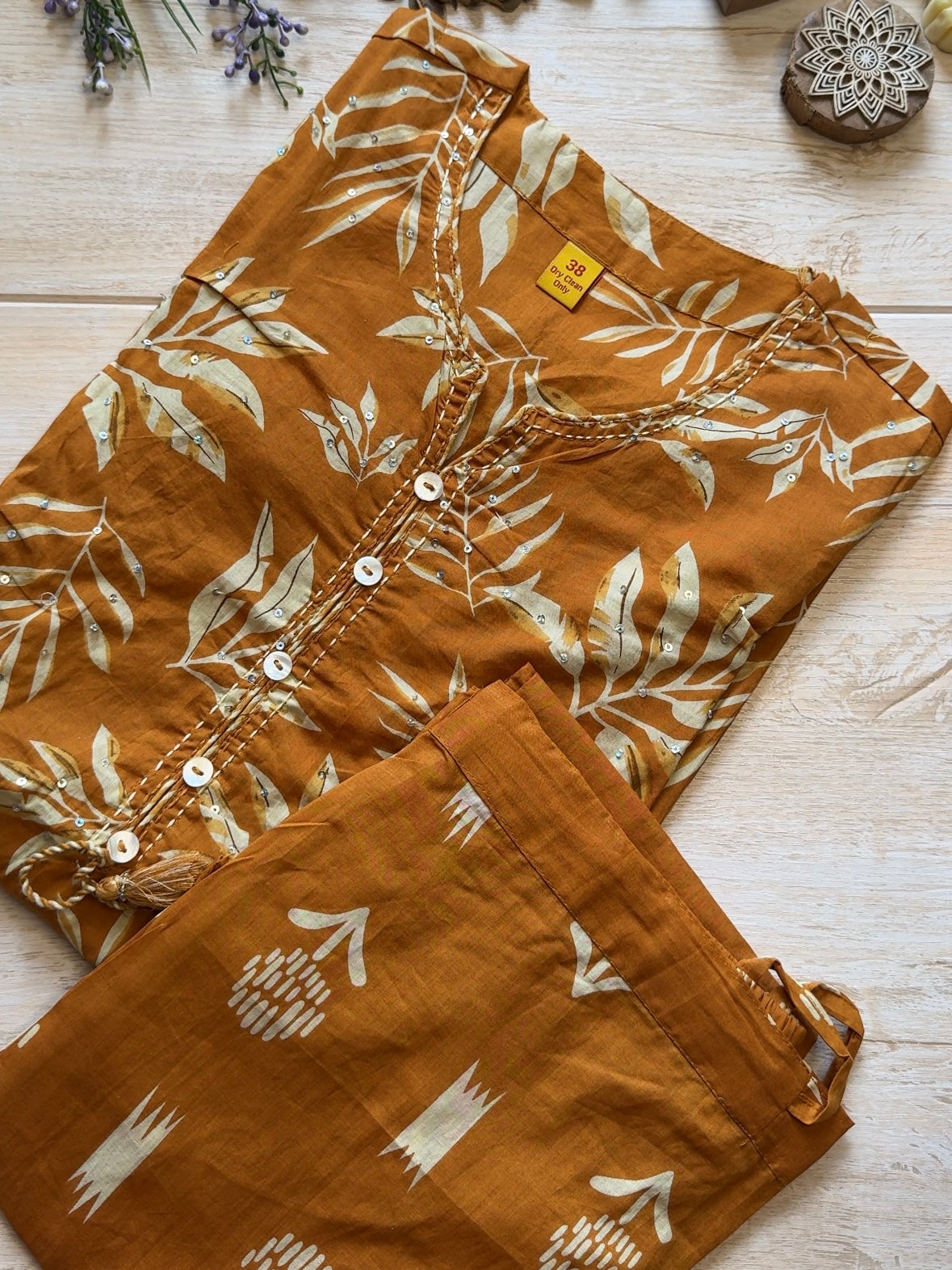 Caramel Suit Set