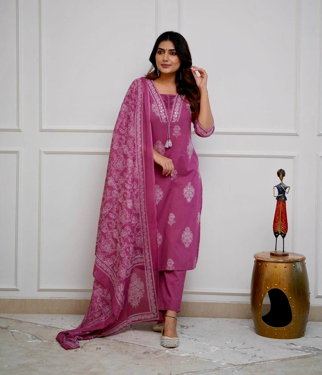 Bouquet Mauve Suit Set in