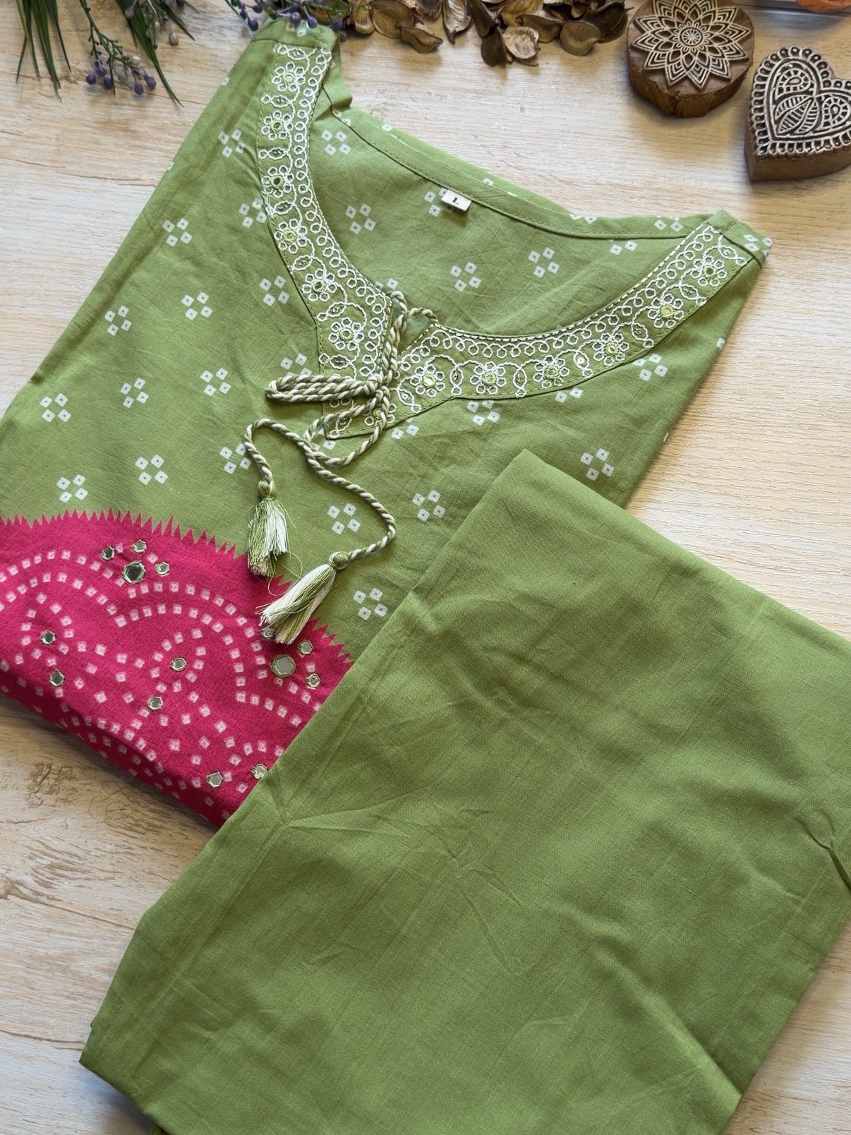 Namasvi Green Suit Set
