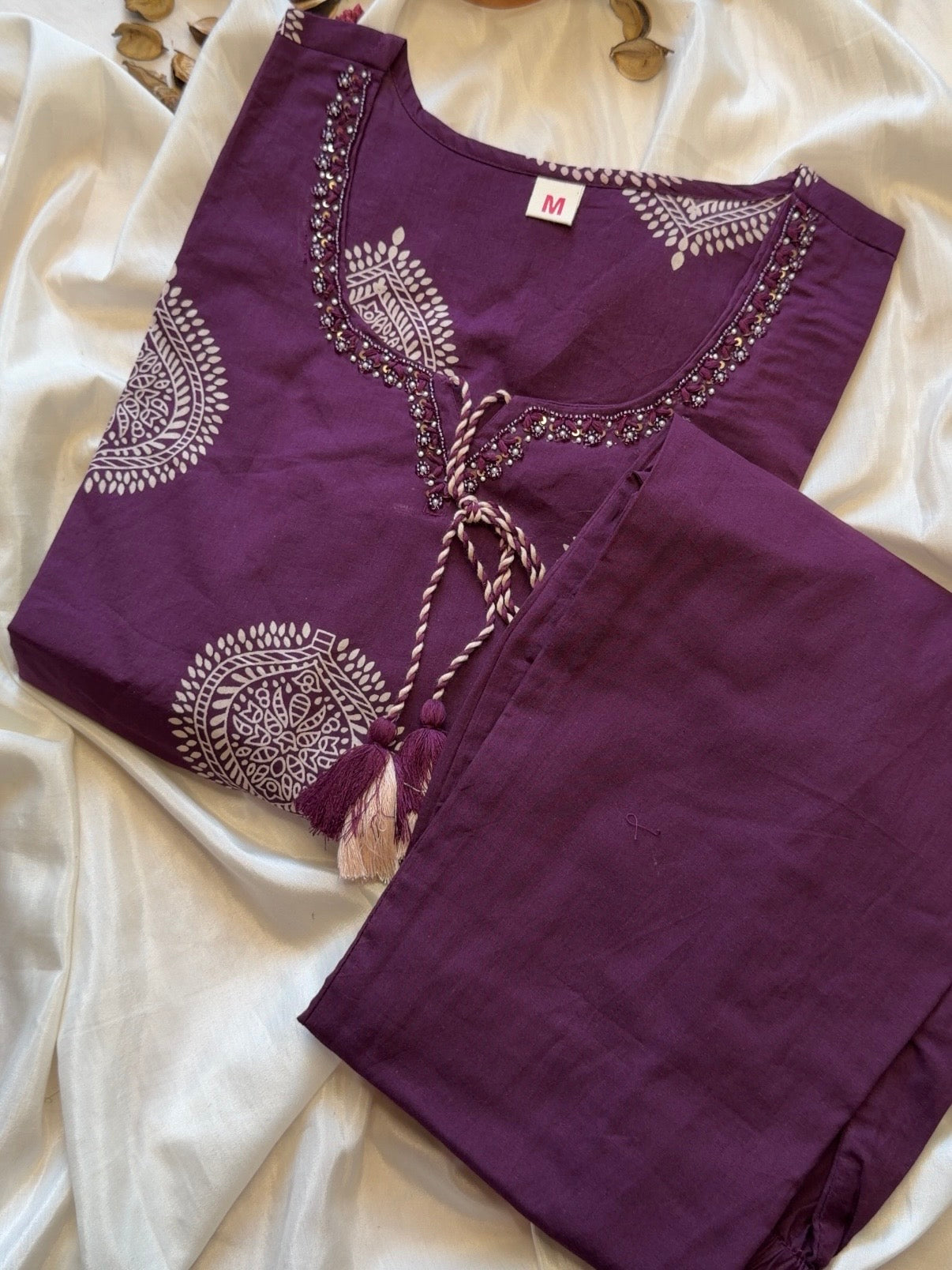 Meher Purple Suit Set