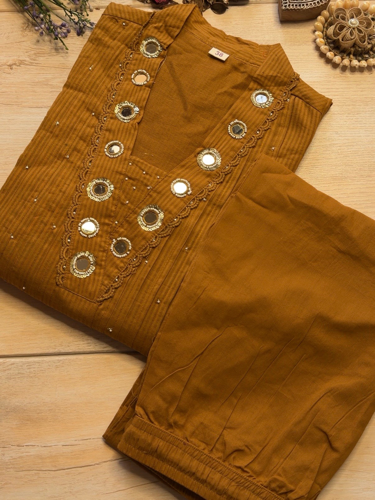 Jasper Orange Suit Set