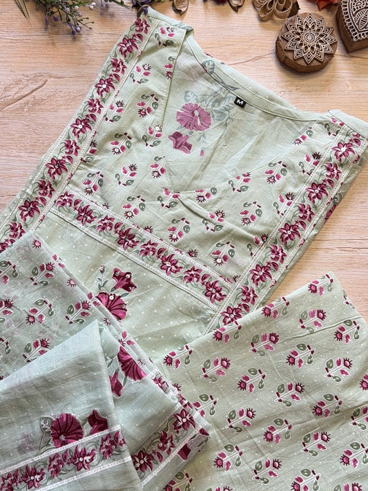 Mint Magnolia Suit Set