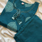Meher Teal Suit Set