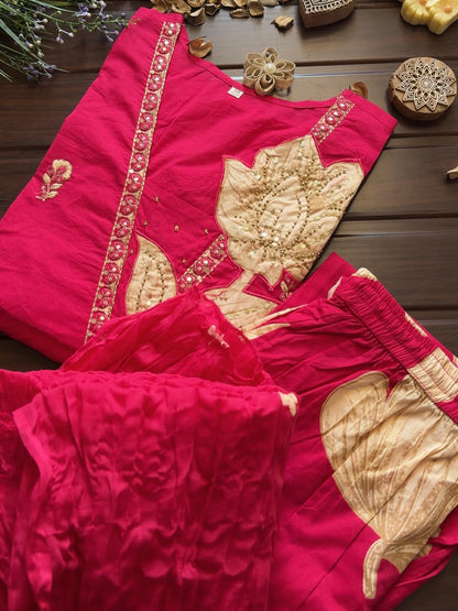 Lotus Pink Suit Set