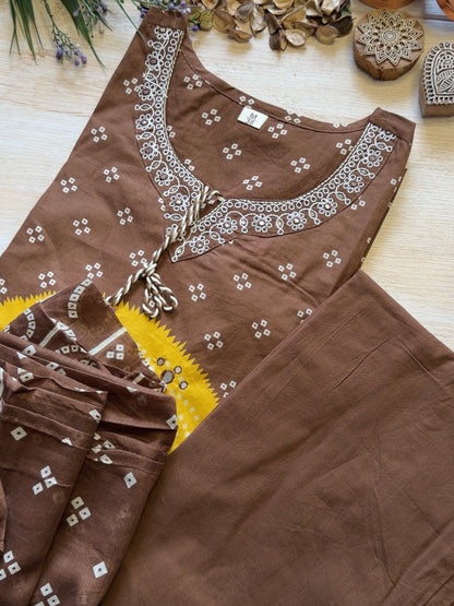 Namasvi Brown Suit Set
