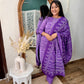 Lavender Bandhej Suit Set