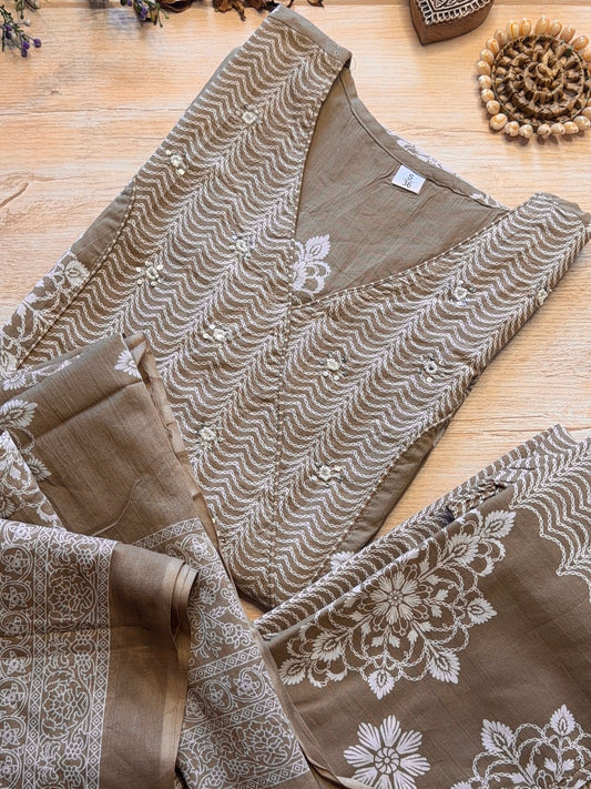 Desert Bloom Suit Set