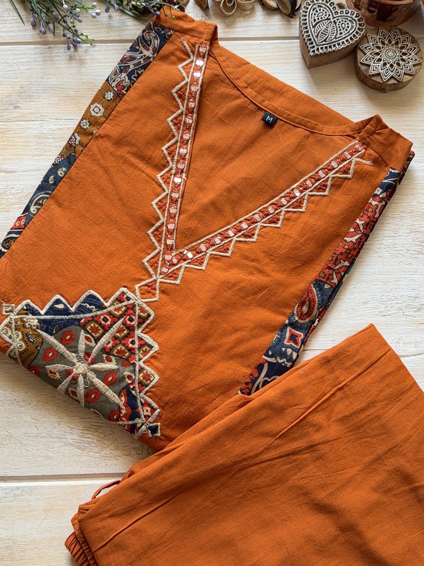 Rangrez Rust Suit Set