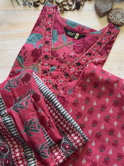 Aabroo Pink Suit Set