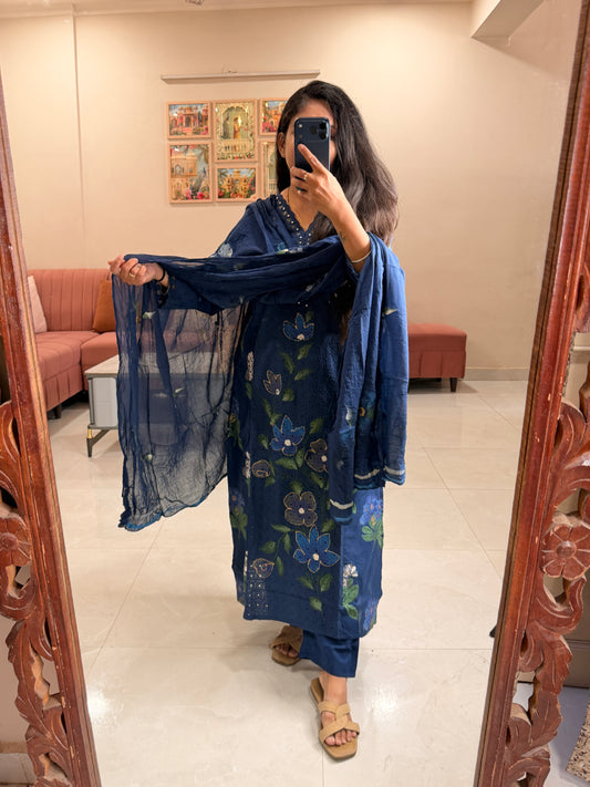 Midnight Bloom Suit Set