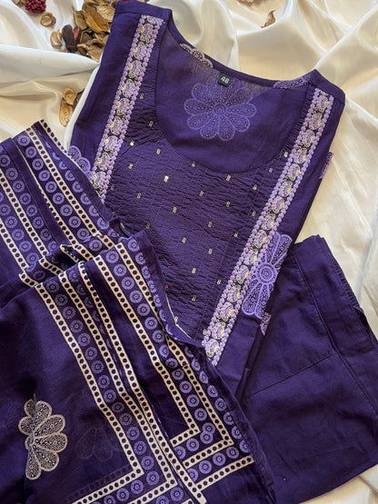 Royal Violet Suit Set