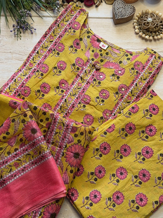 Blush Yellow Suit Set