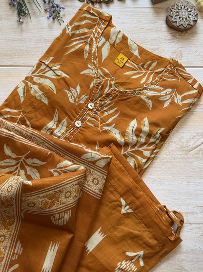 Caramel Suit Set