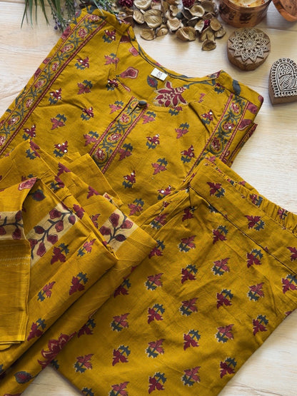 Candy Mustard Suit Set