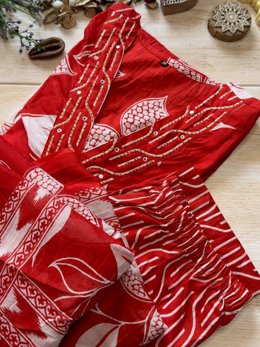 Kumkum Suit Set