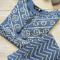 Ruhani Denim Blue Suit Set