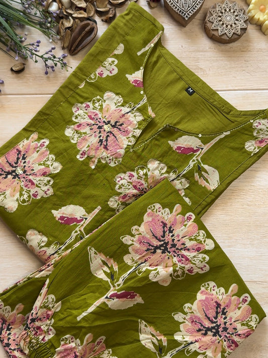 Lush Green Suit Set