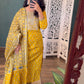 Mustard Ikkat Suit Set