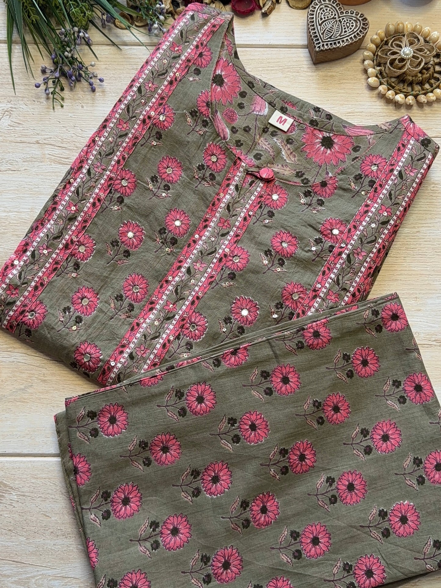 Blush Moss Suit Set