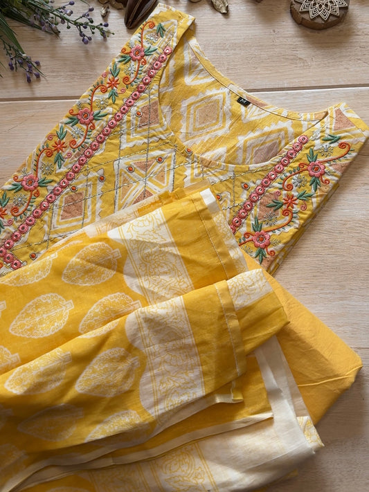 Yellow Mellow Suit Set