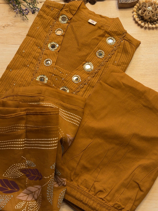 Jasper Orange Suit Set