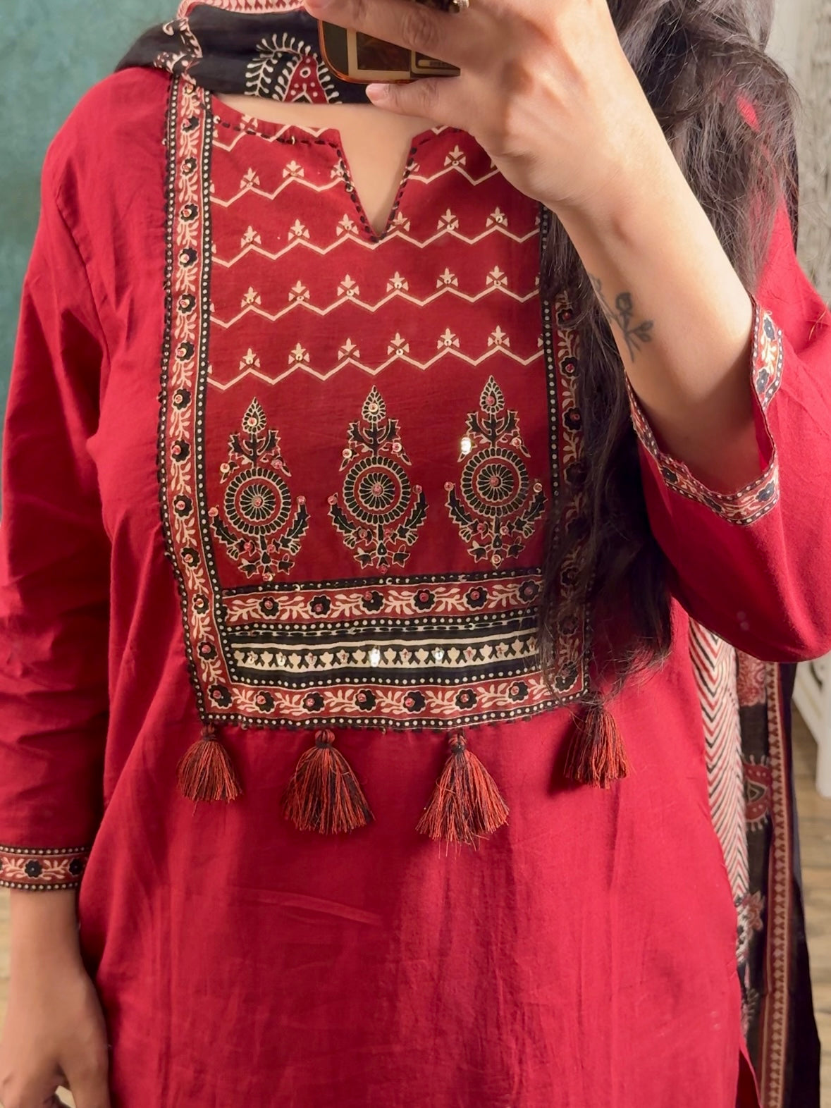 Madhubani Suit Set