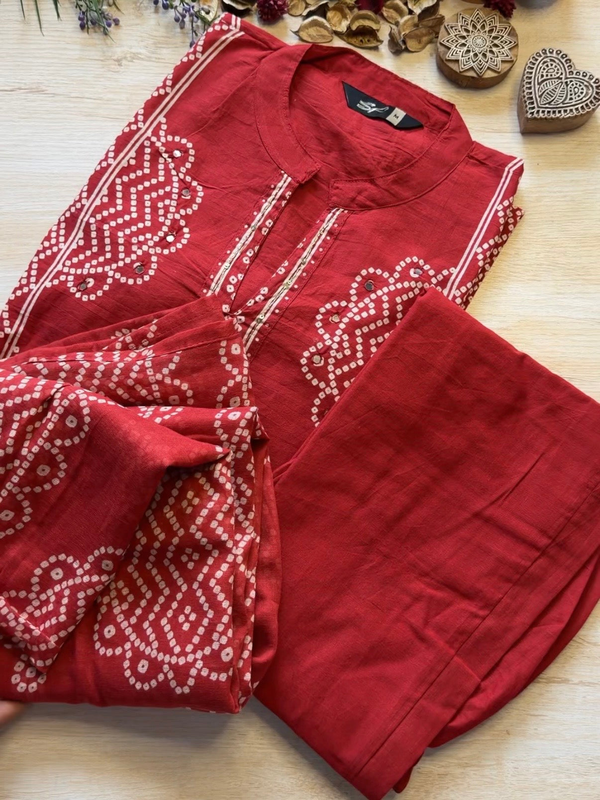 Rangriti Red Suit Set