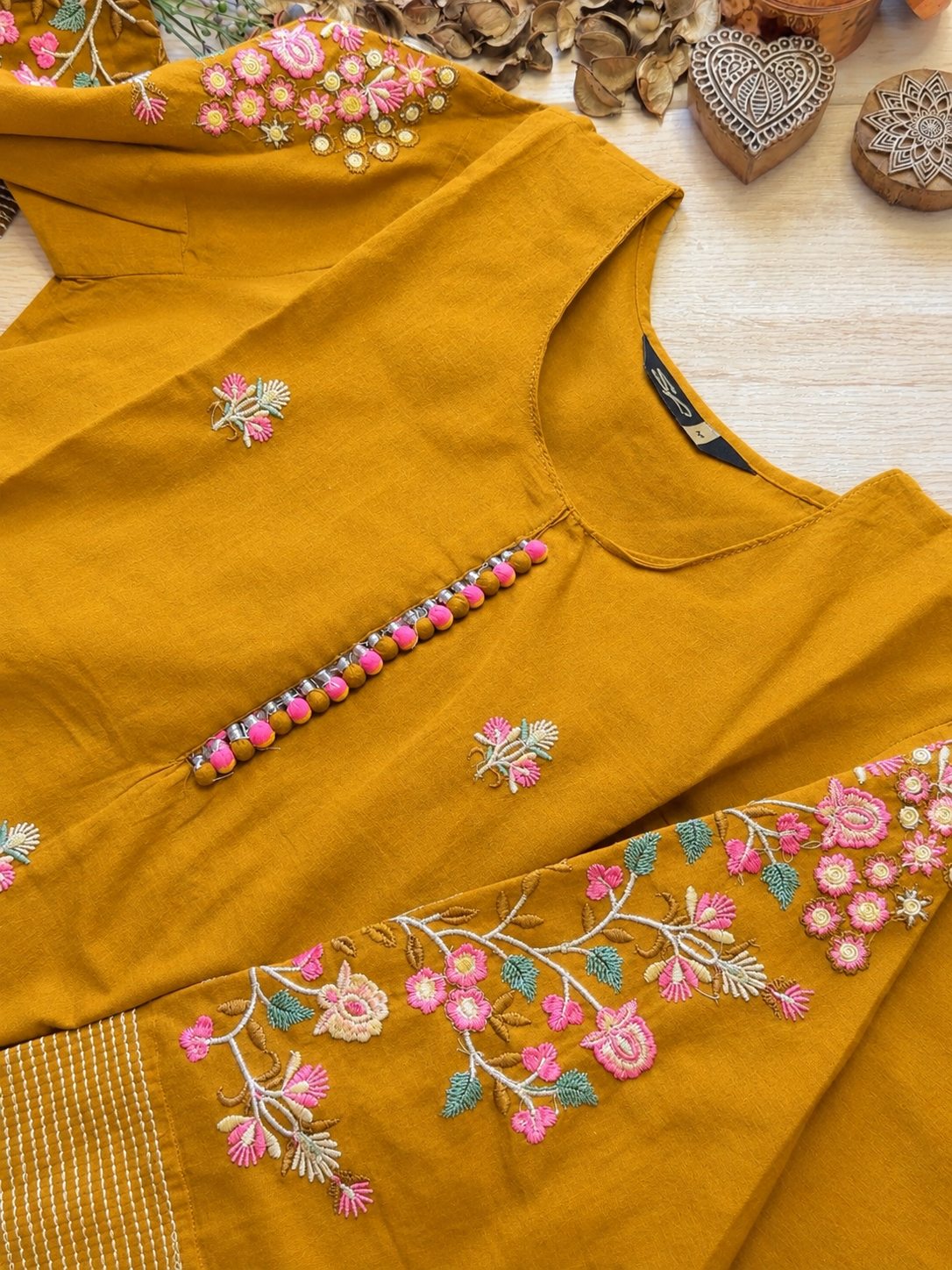 Crisp Mustard Suit Set