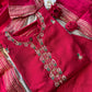 Magenta Silk Suit Set