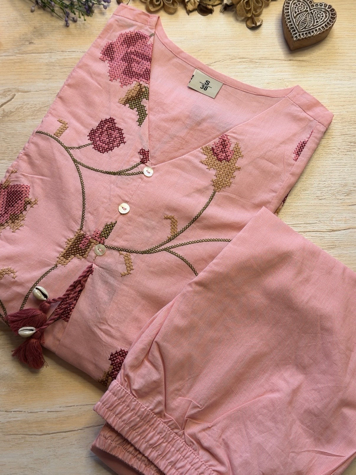Rose Pink Suit Set
