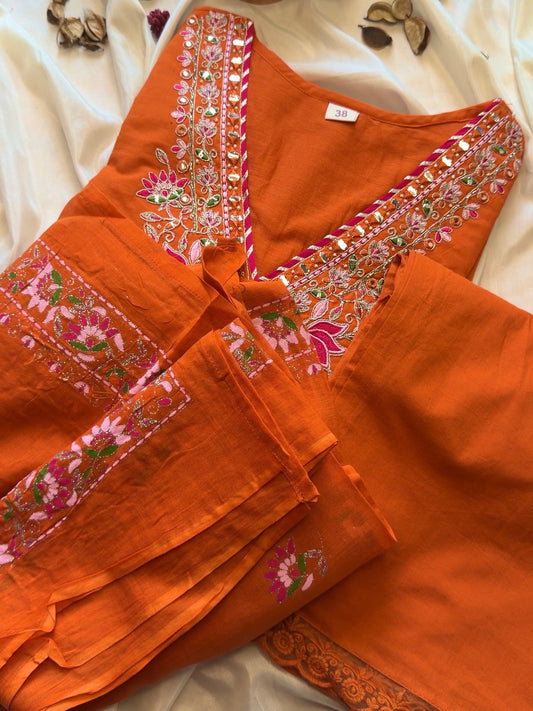 Vrindavan Kesari Suit Set