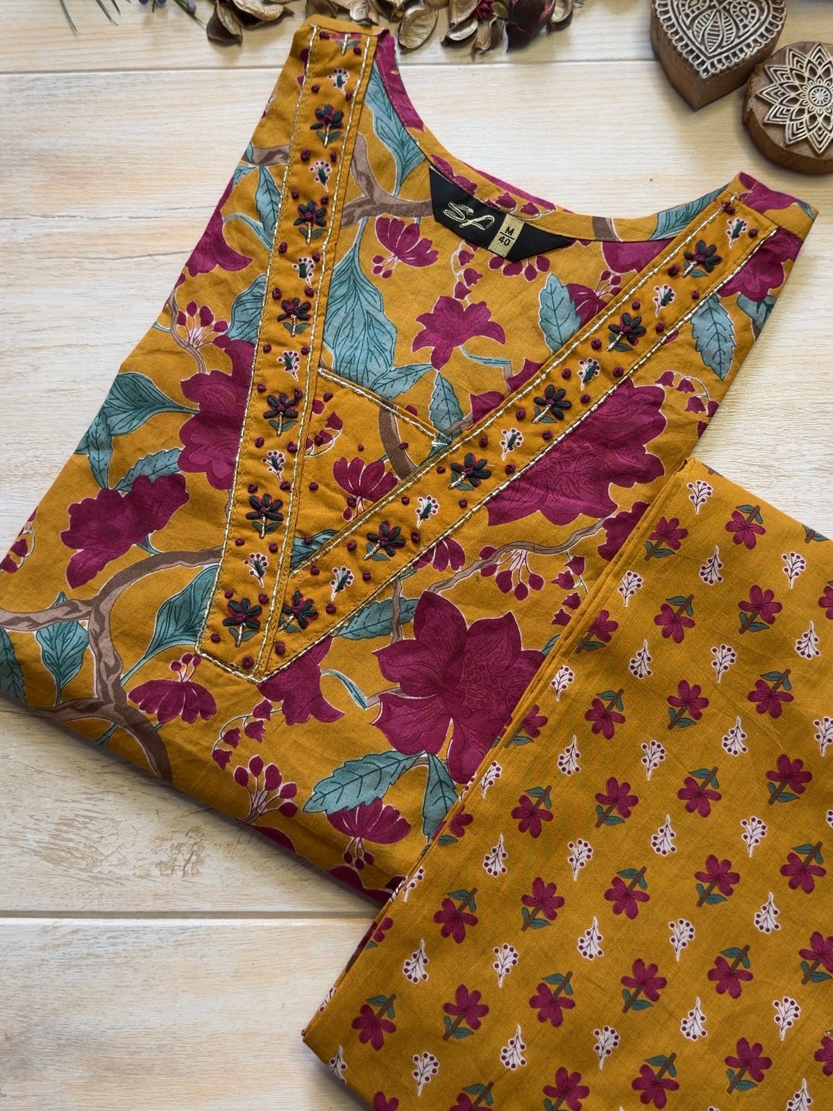 Aabroo Mustard Suit Set