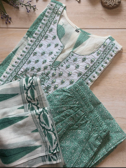 Mint Frost Suit Set