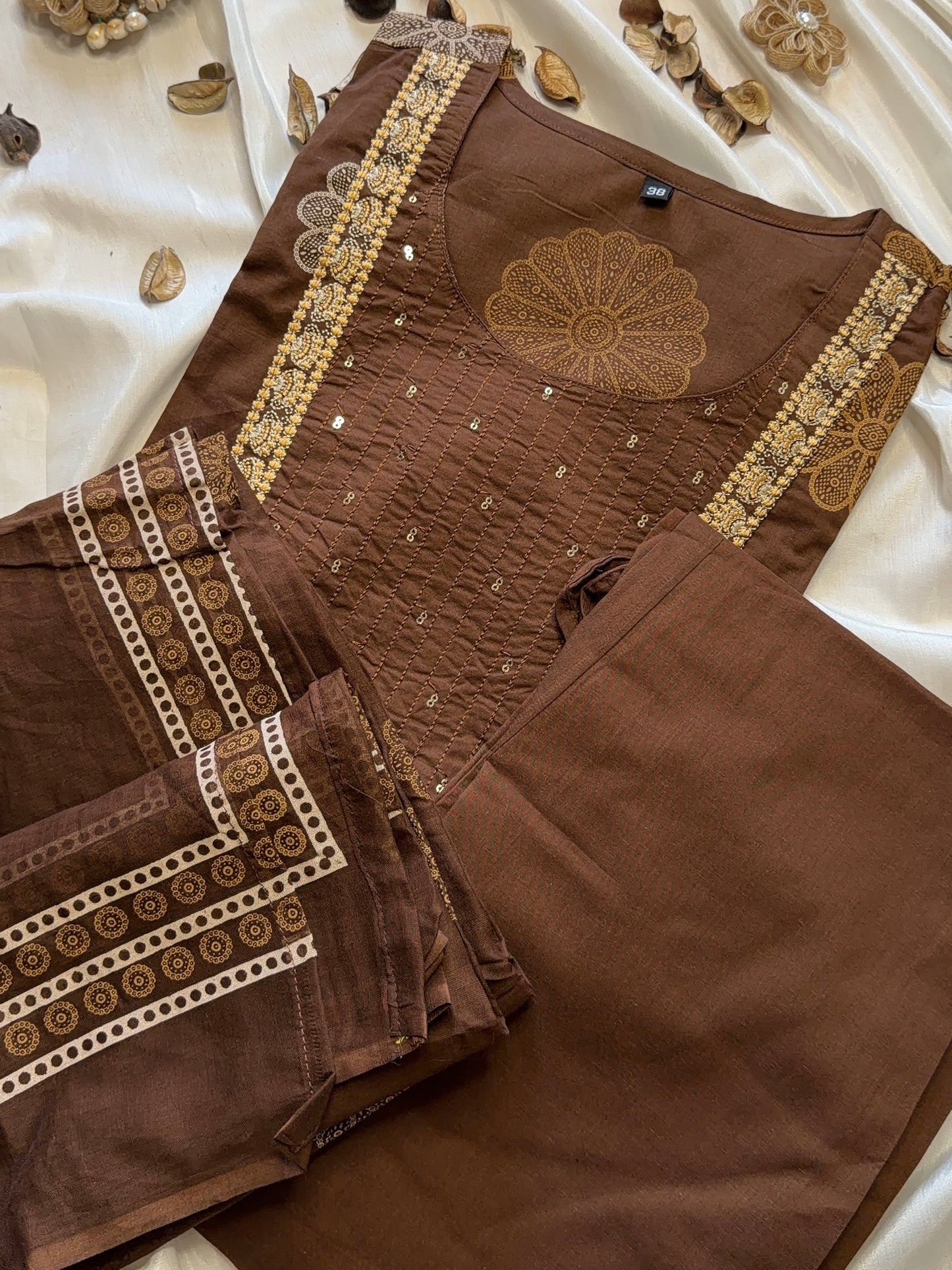 Royal Coffee Suit Set