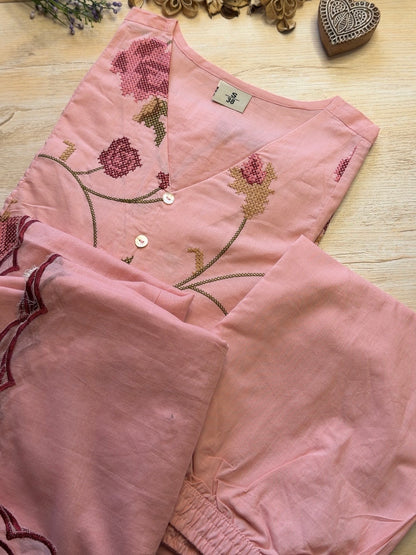 Rose Pink Suit Set
