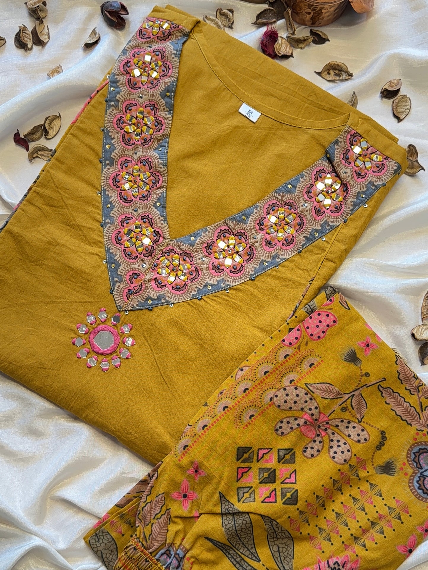 Mustard Bloom Suit Set