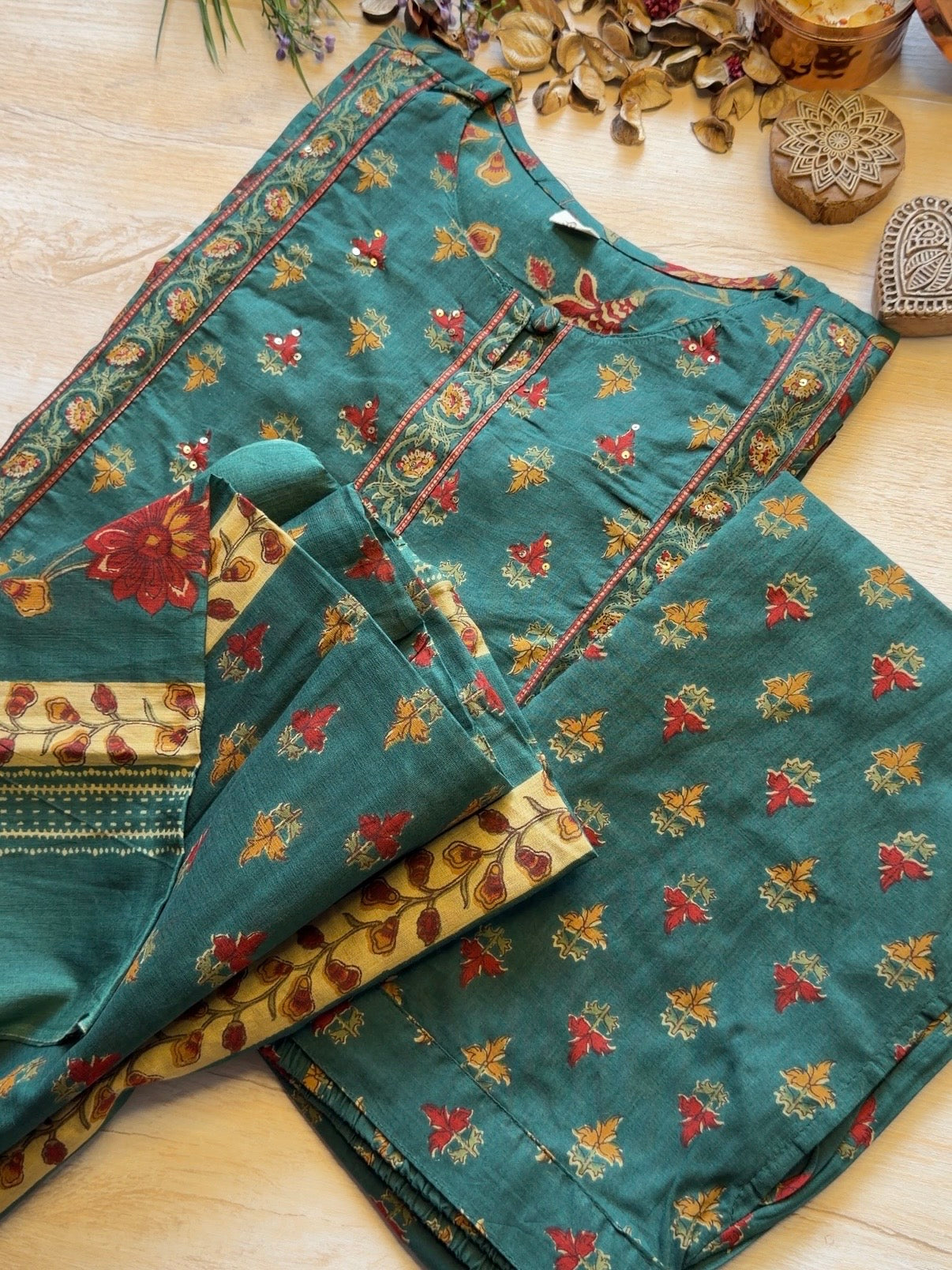 Candy Green Suit Set