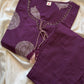 Meher Purple Suit Set