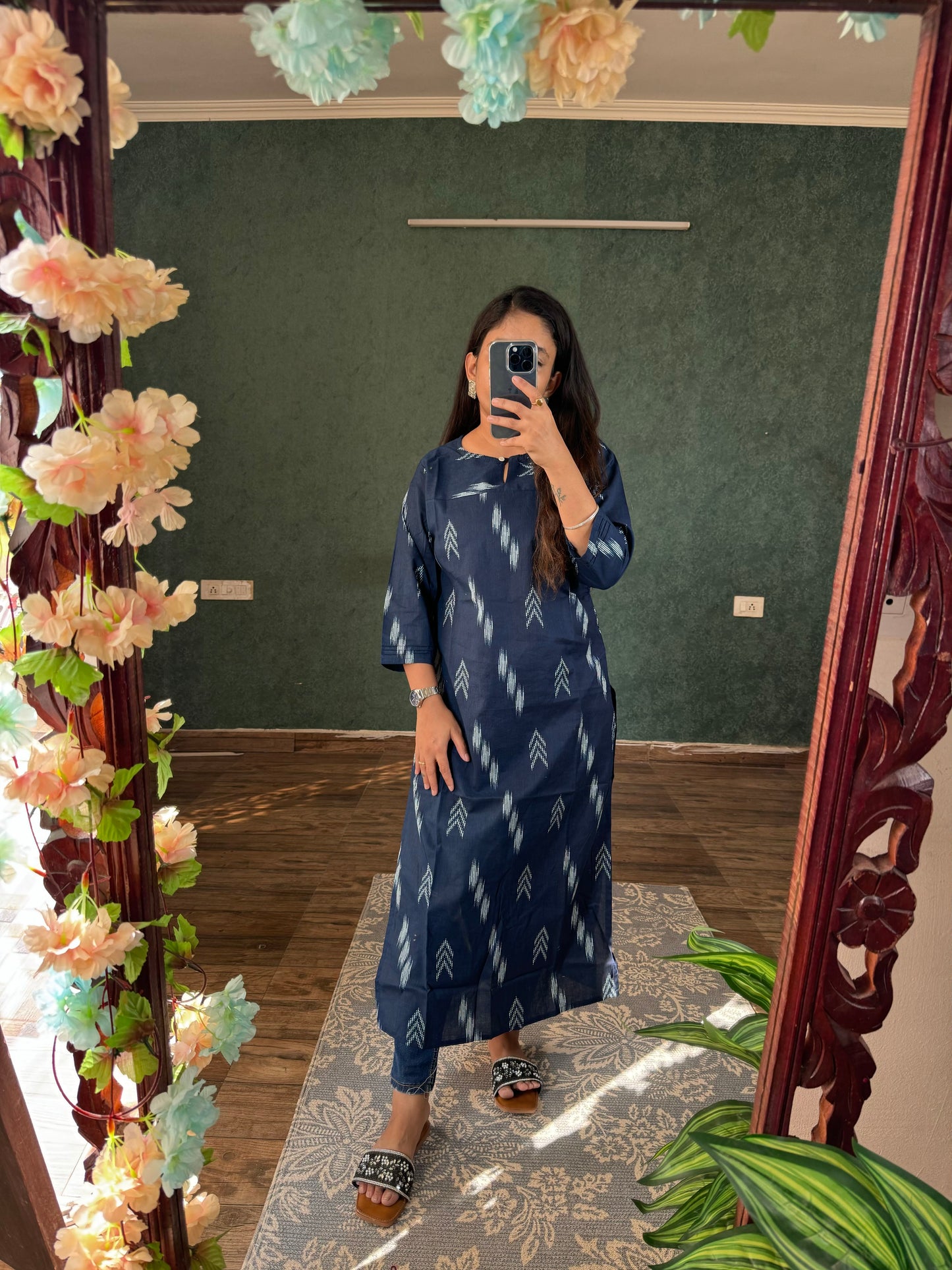 Sapphire chevron kurti