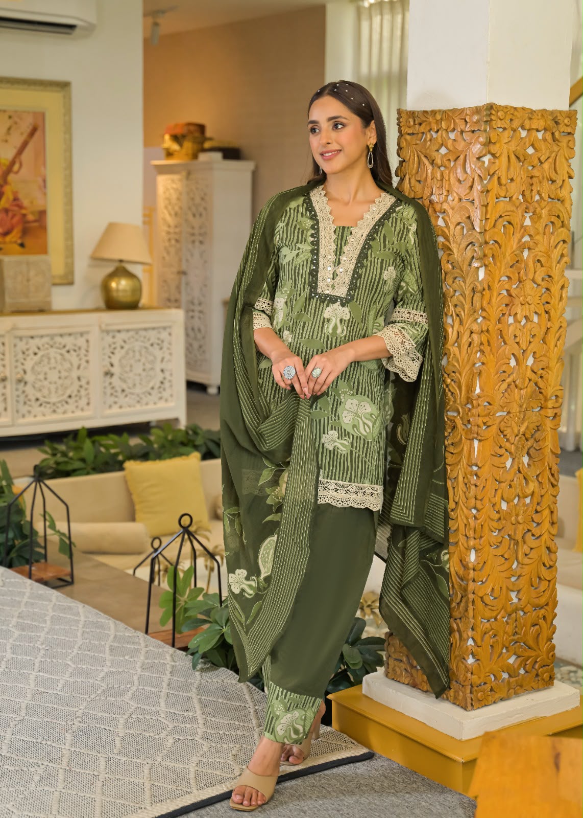 Sage Noor Suit Set